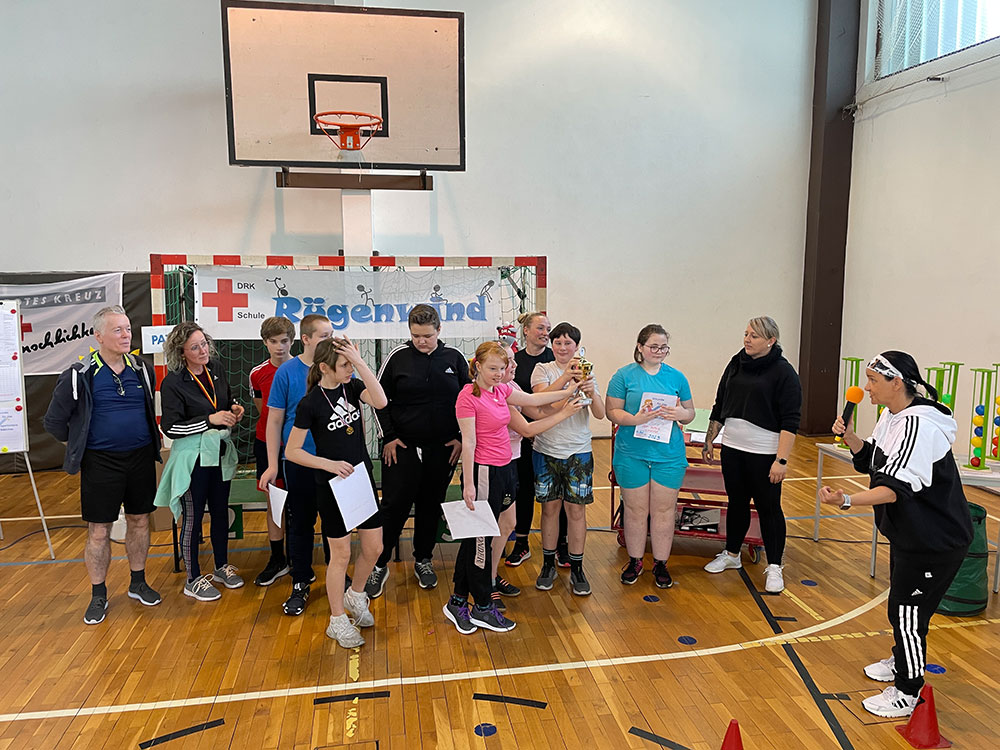 Kraftsport-Schulwettkampf: „Stärkster Schüler 2023 “ an der DRK- „Rügenwind“ Schule in Patzig